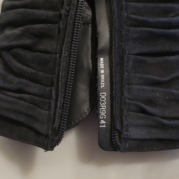 Geox black suede platform boots, size 41 - Picture 5 of 6